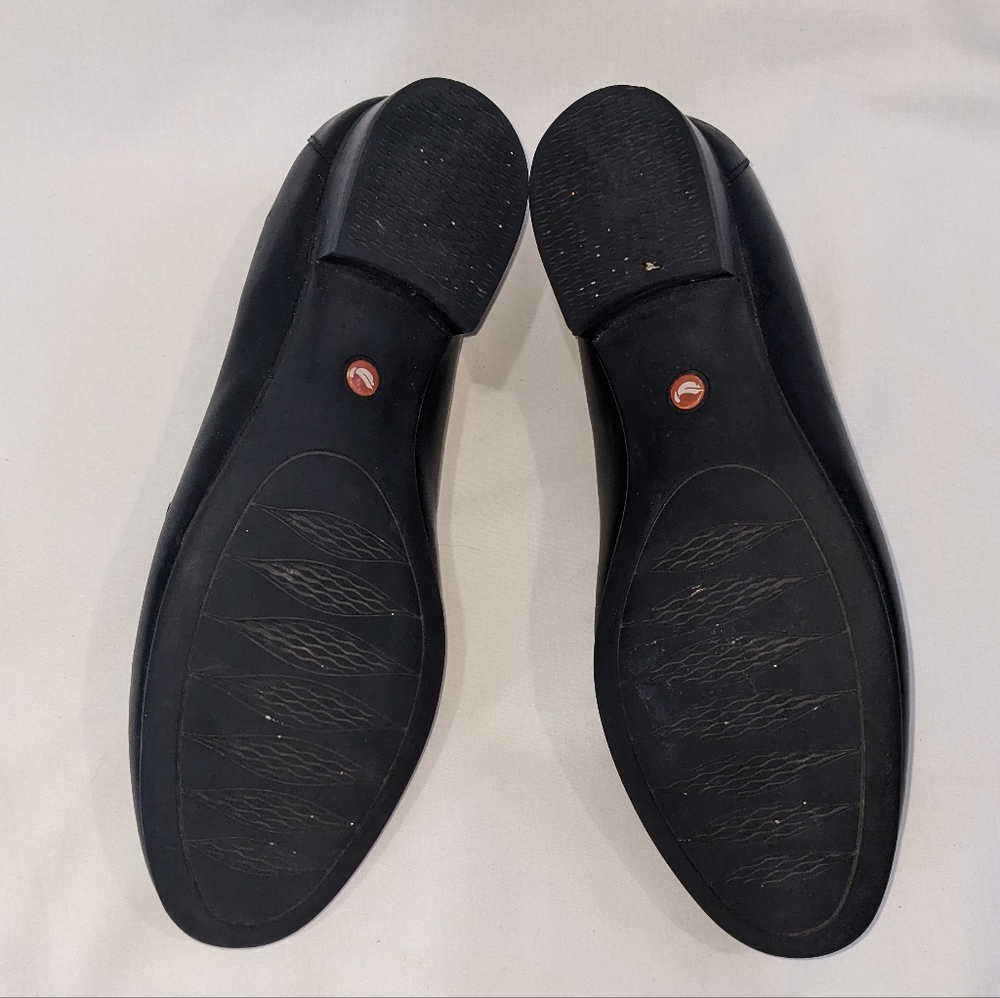 Clarks Unstructured Black Leather Penny Loafers Size 7 - Picture 13 of 13
